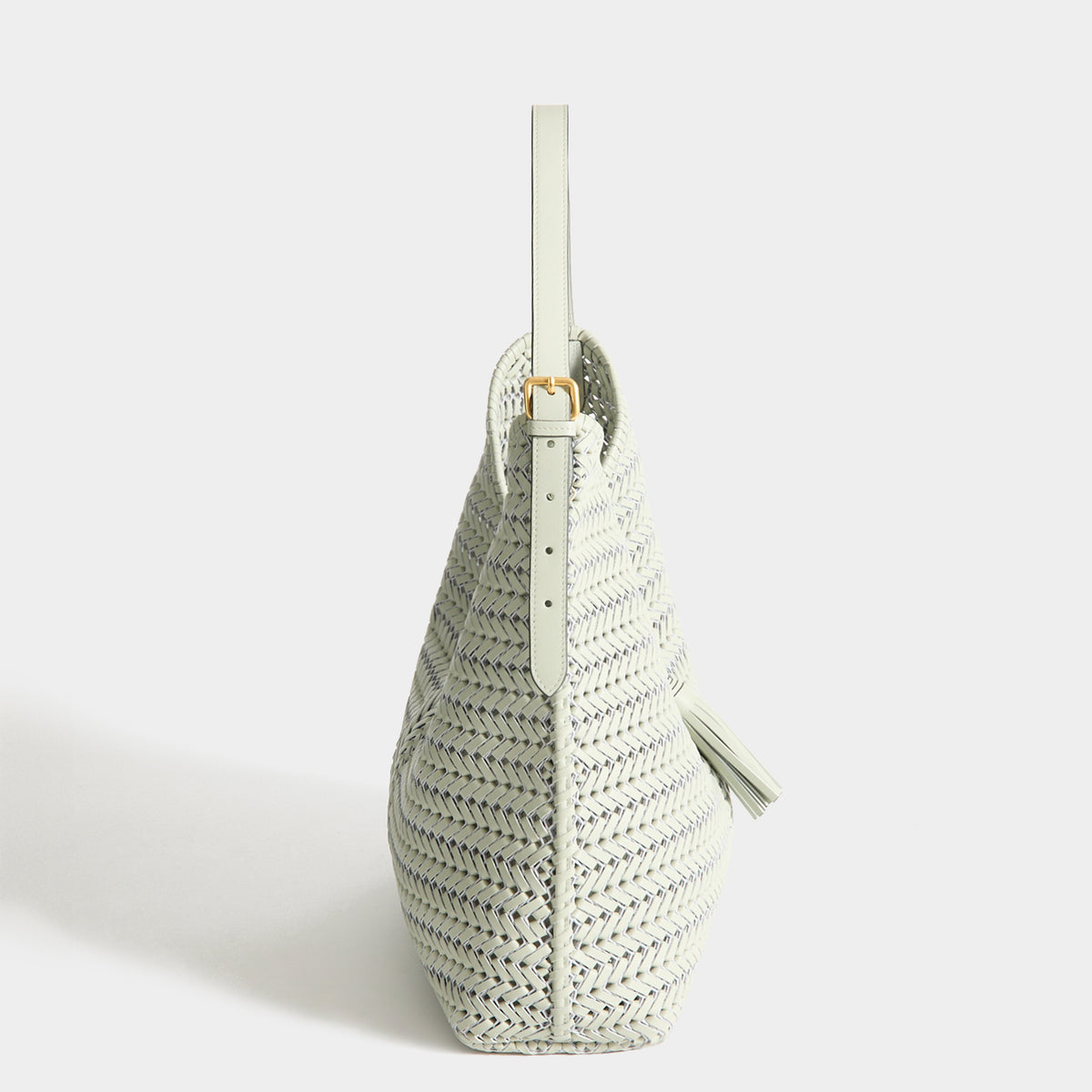 Anya Hindmarch The Neeson Tassel Hobo in Iceberg