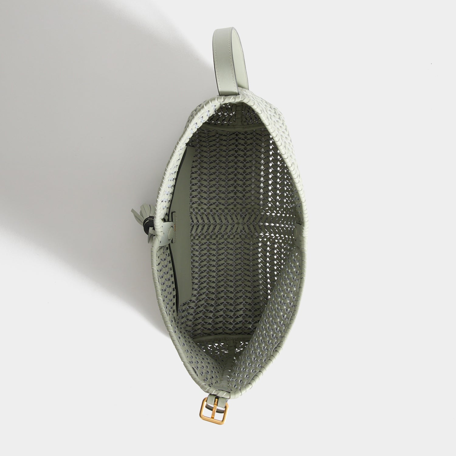 Anya Hindmarch The Neeson Tassel Hobo in Iceberg