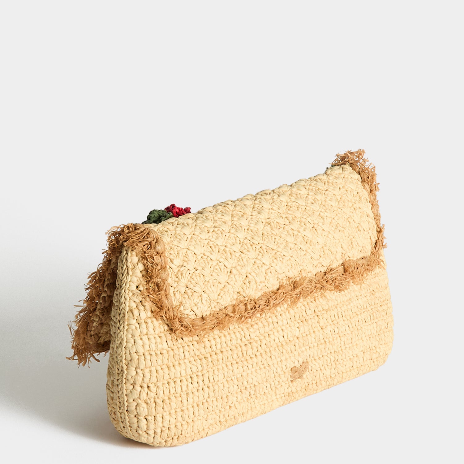 Anya Hindmarch Clutch Cactus in Raffia
