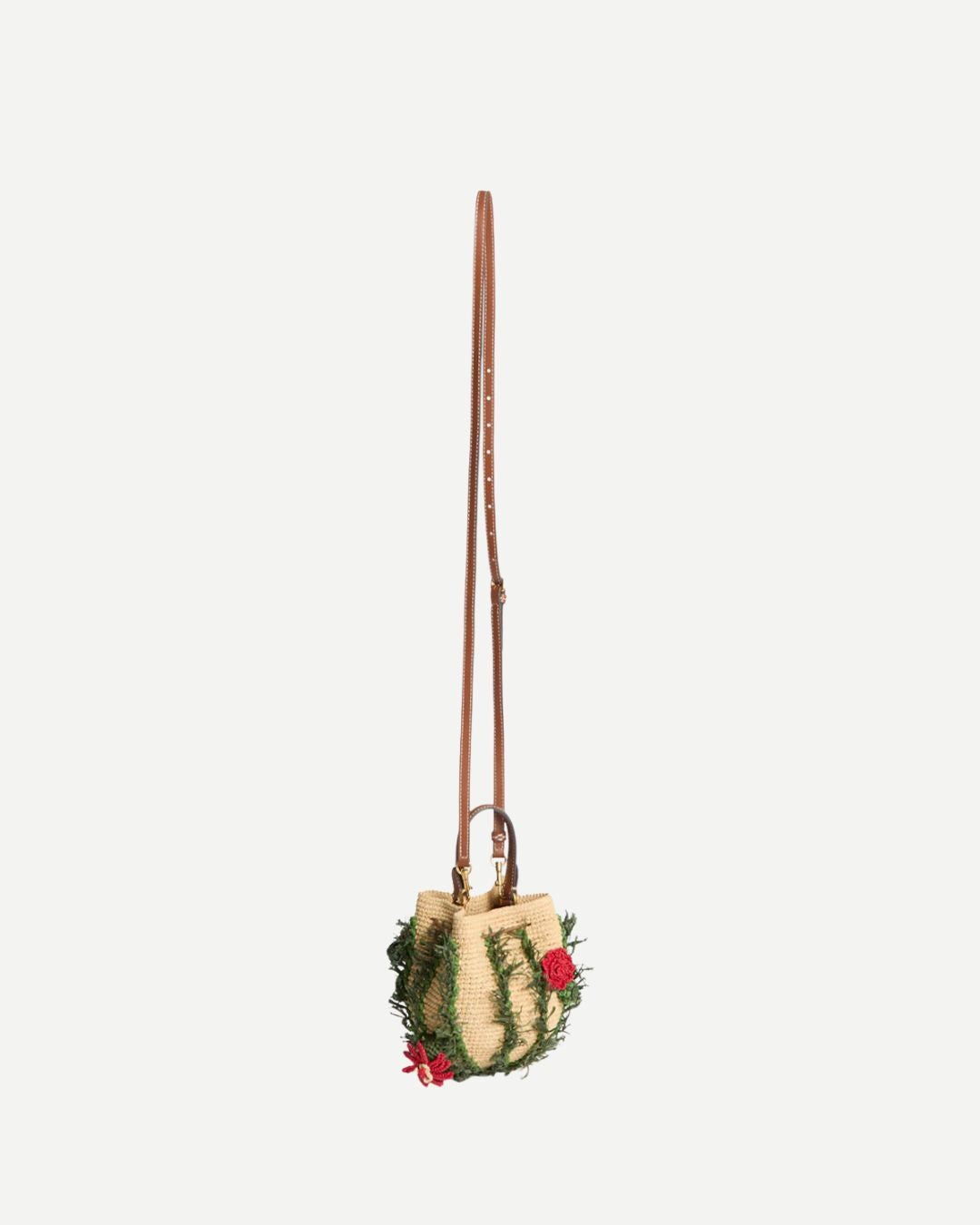 Anya Hindmarch Crossbody Cactus in Raffia