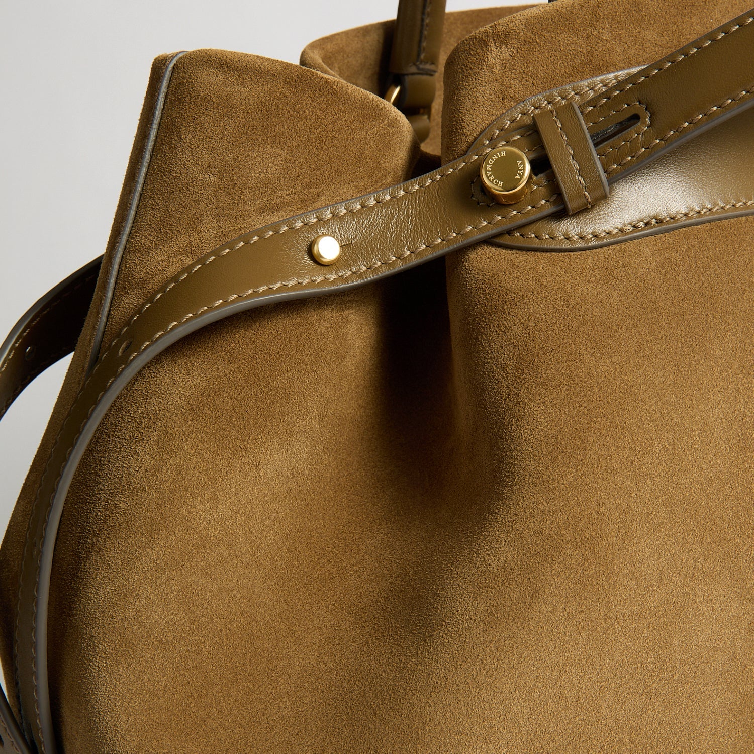 Anya Hindmarch Ellis Tote - Moutarde Suede