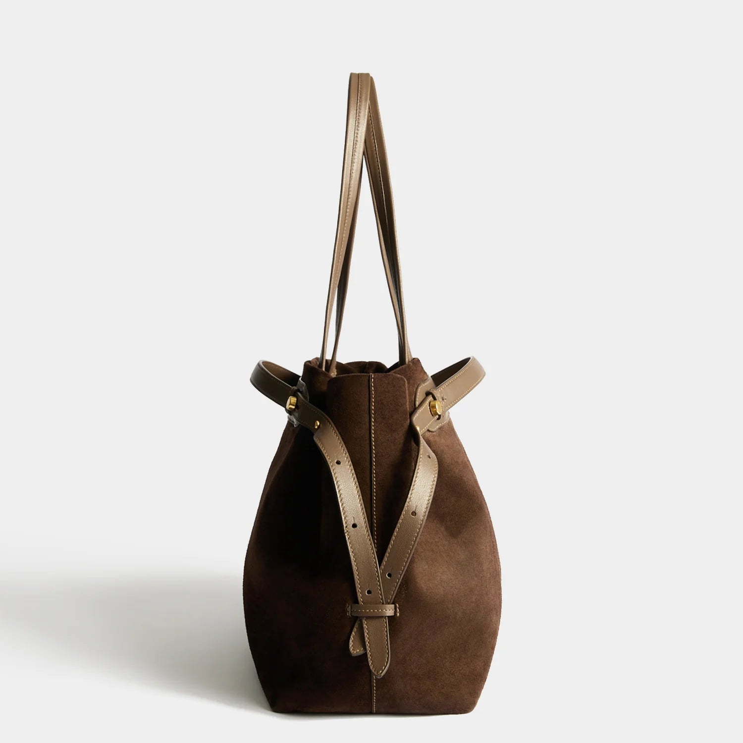 Anya Hindmarch Ellis Tote - Truffle Suede