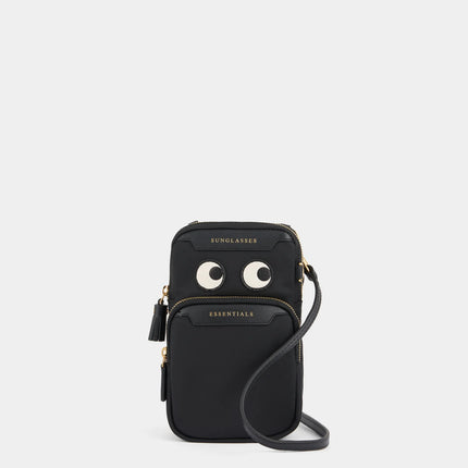 Anya Hindmarch Essentials Cross Body Eyes - Black Nylon