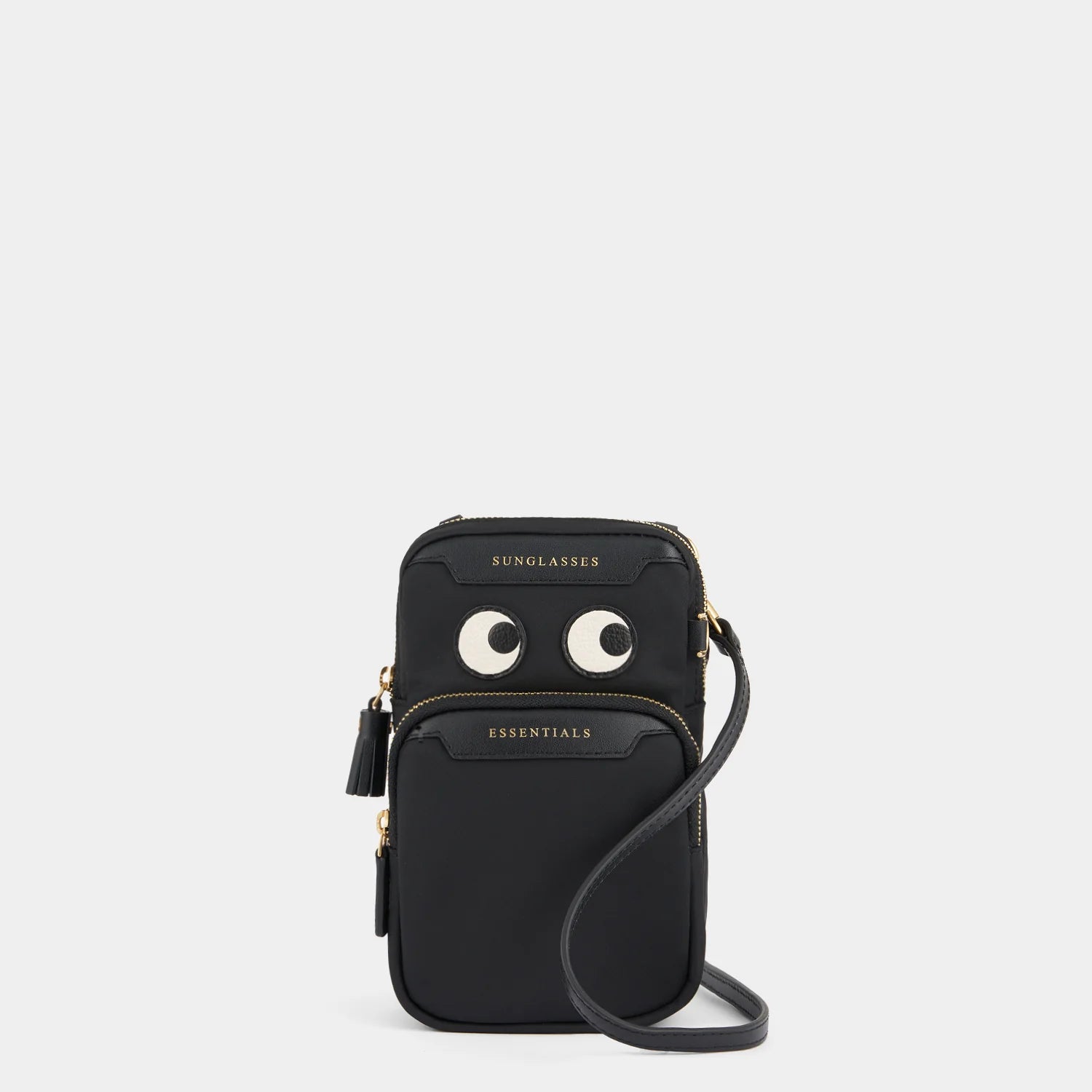 Anya Hindmarch Essentials Cross Body Eyes - Black Nylon