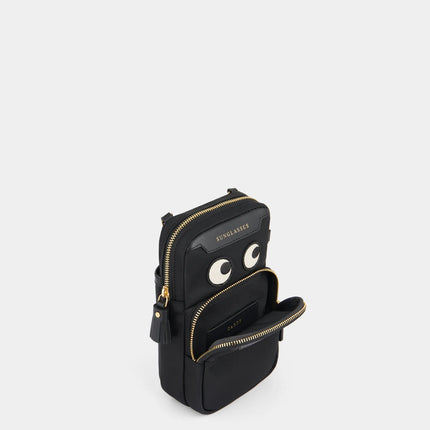 Anya Hindmarch Essentials Cross Body Eyes - Black Nylon