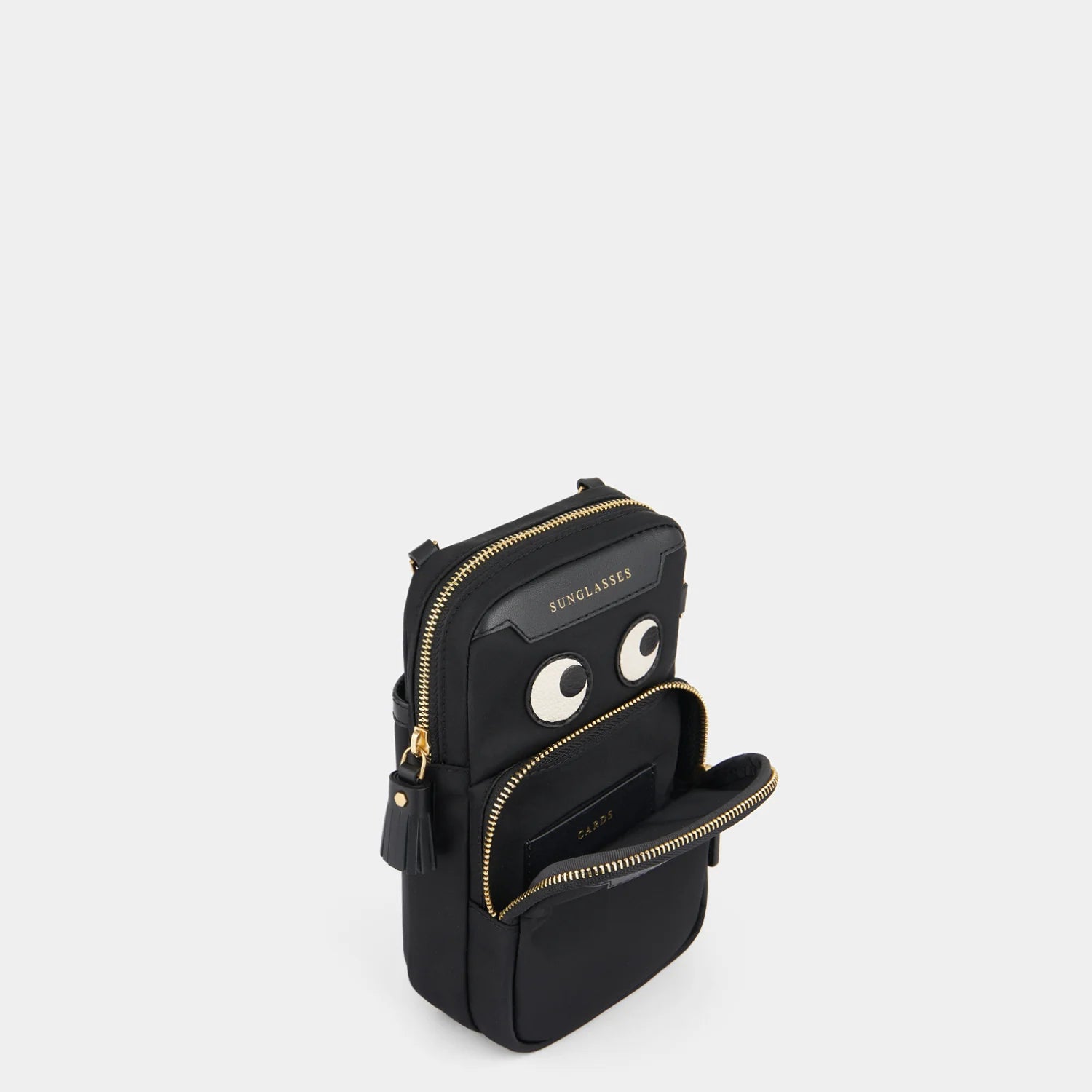Anya Hindmarch Essentials Cross Body Eyes - Black Nylon