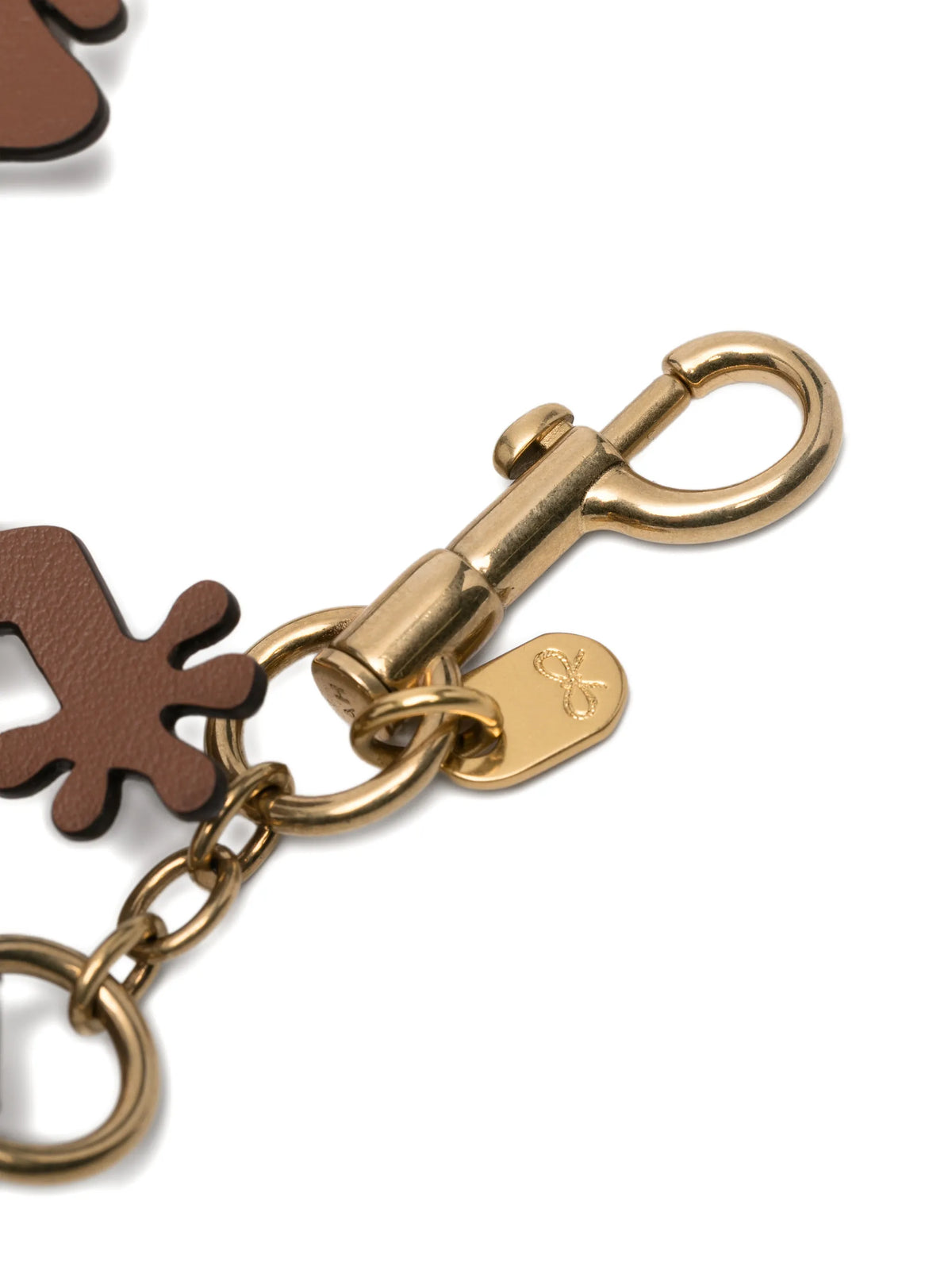 Anya Hindmarch Gecko Charm in Raffia