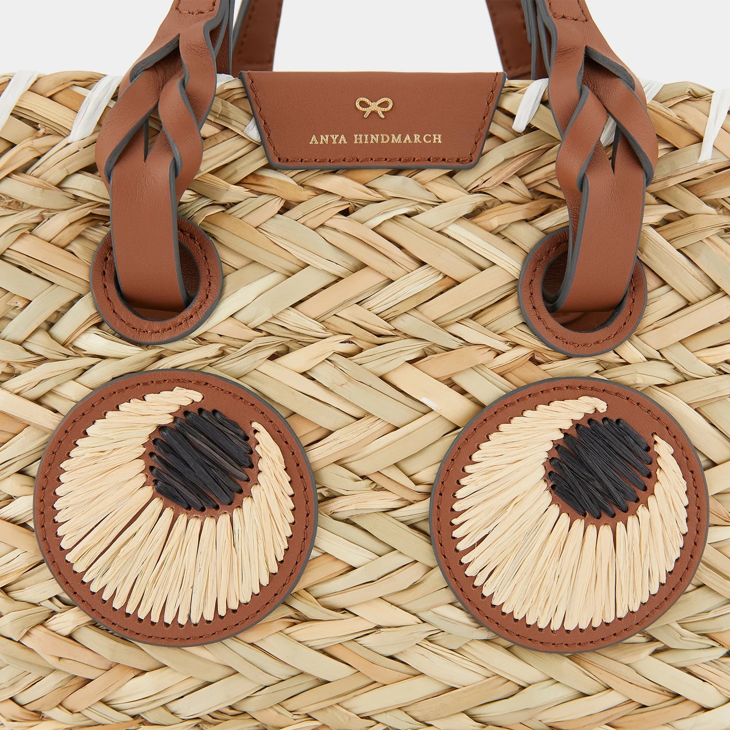 Anya Hindmarch Small Basket Paper Eyes