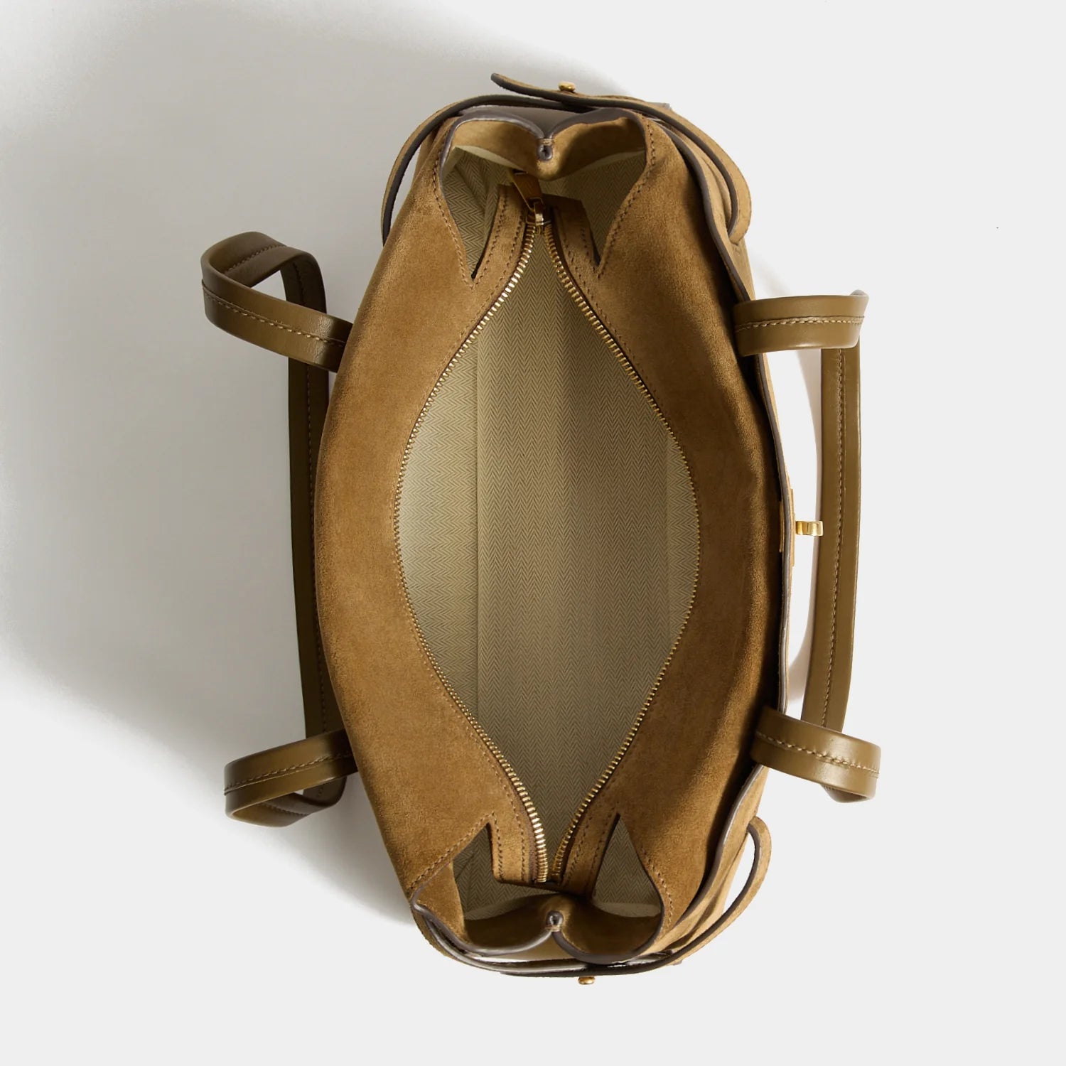 Anya Hindmarch Wilson Suede Shoulder Bag - Moutarde