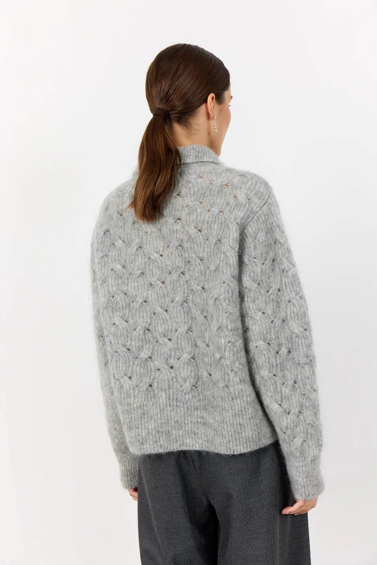 Levete Room Niva Cable Knit in Grey