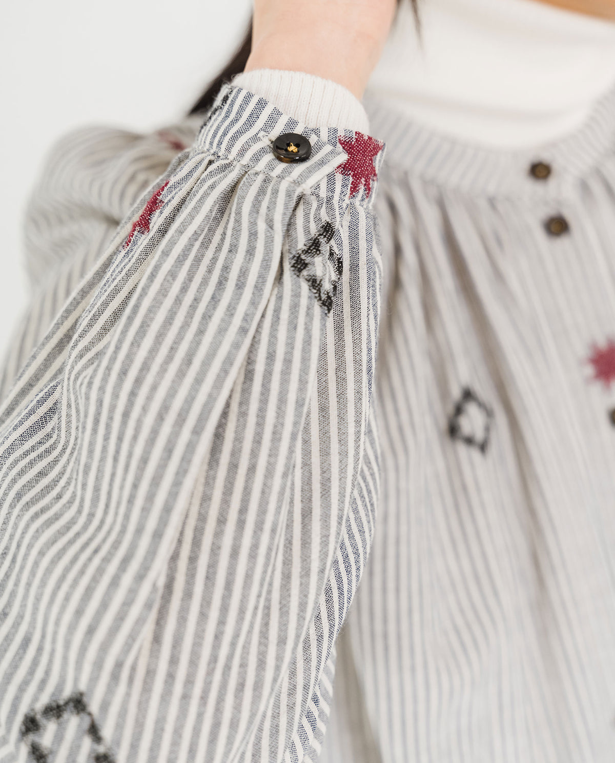 Tinsels Bali America Blouse in Navy
