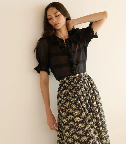 DÔEN Balsam Top in Black
