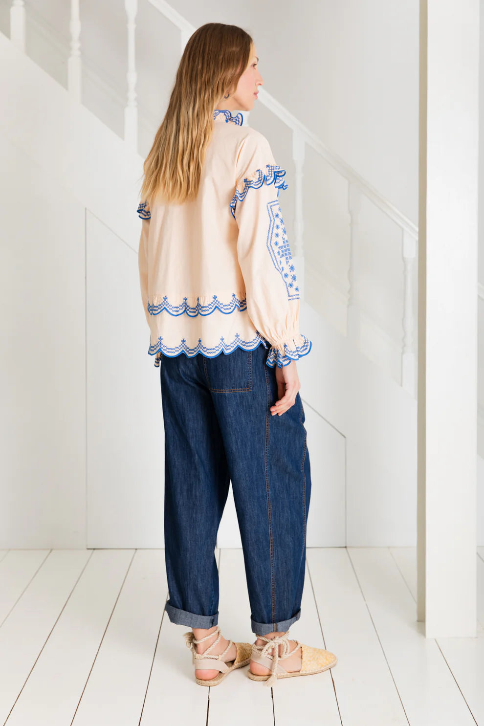 BONTE Blandine Shirt in Blush, Blue