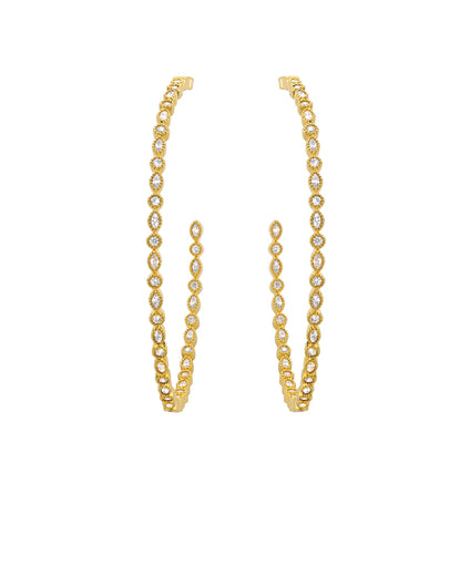Mya Bay Great Infinity Hoops- Gold