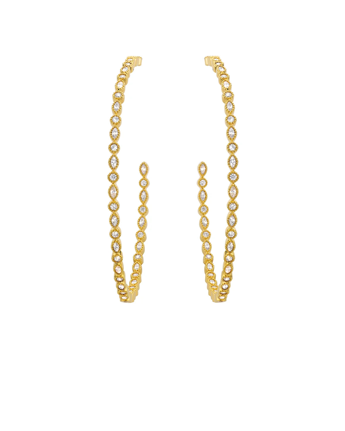 Mya Bay Great Infinity Hoops- Gold