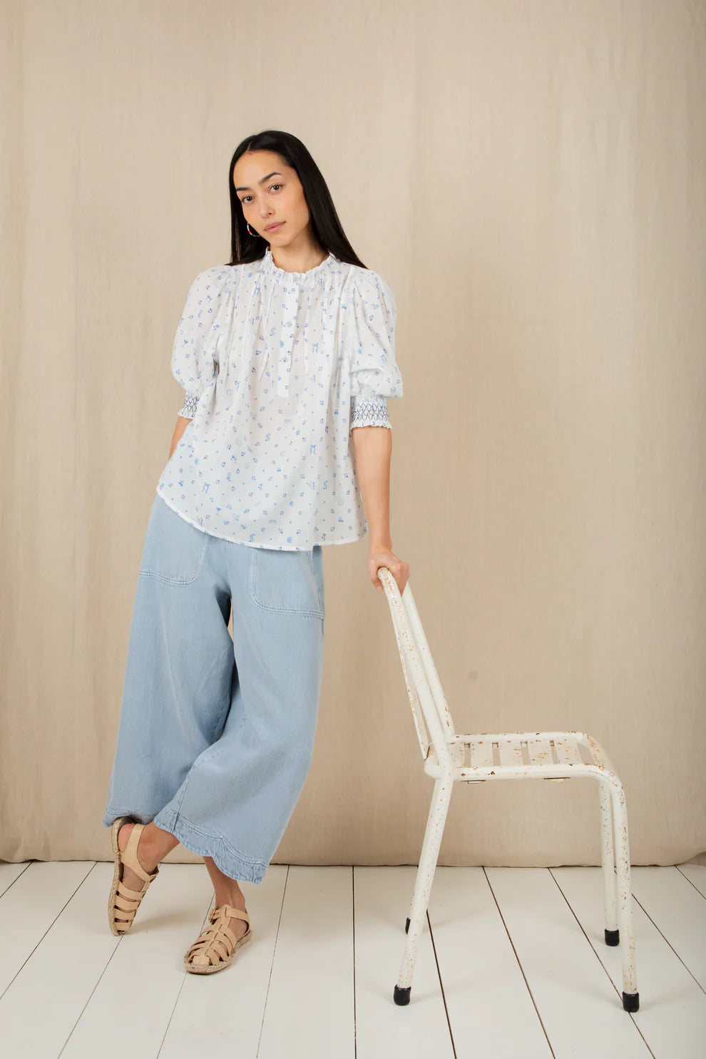 BONTE Aide Trousers in Ice Blue