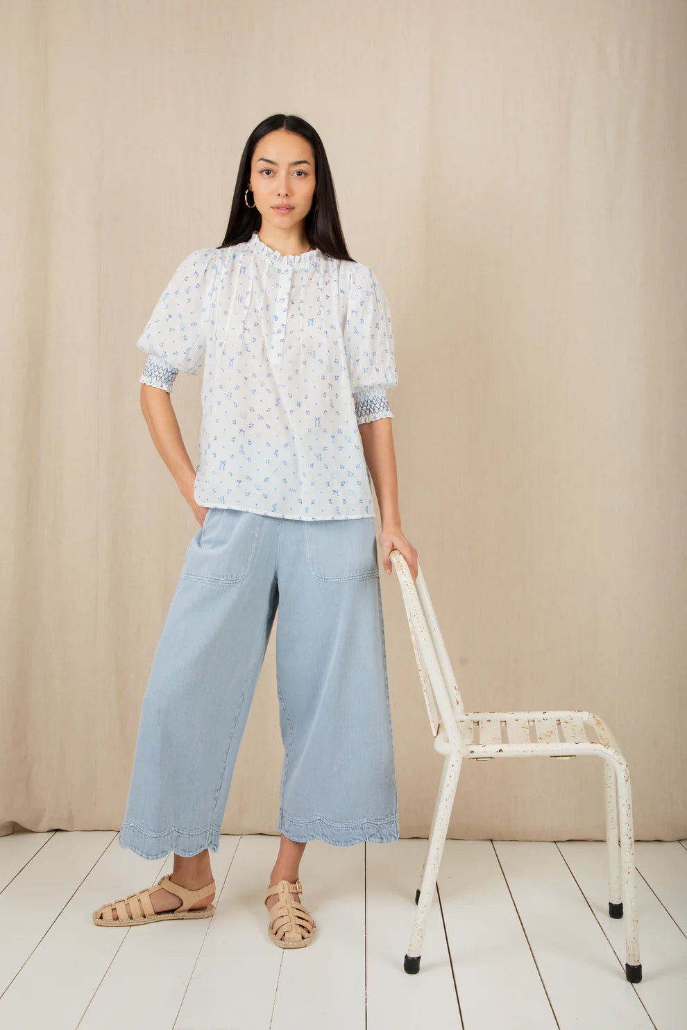 BONTE Aide Trousers in Ice Blue