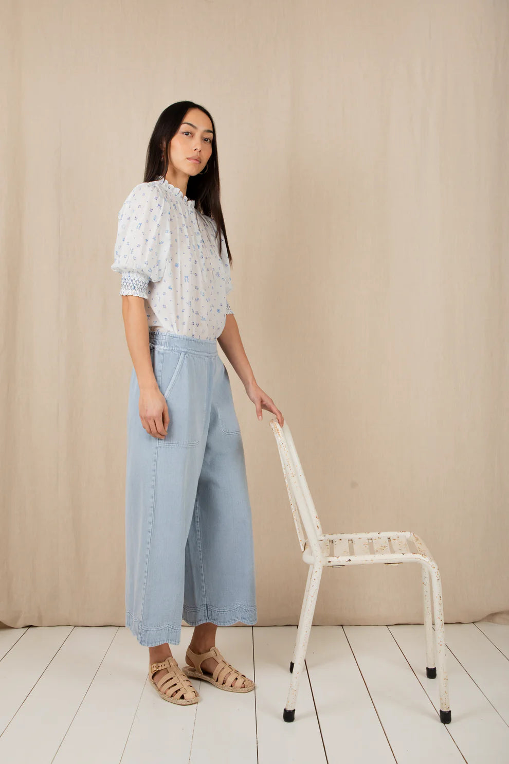 BONTE Aide Trousers in Ice Blue