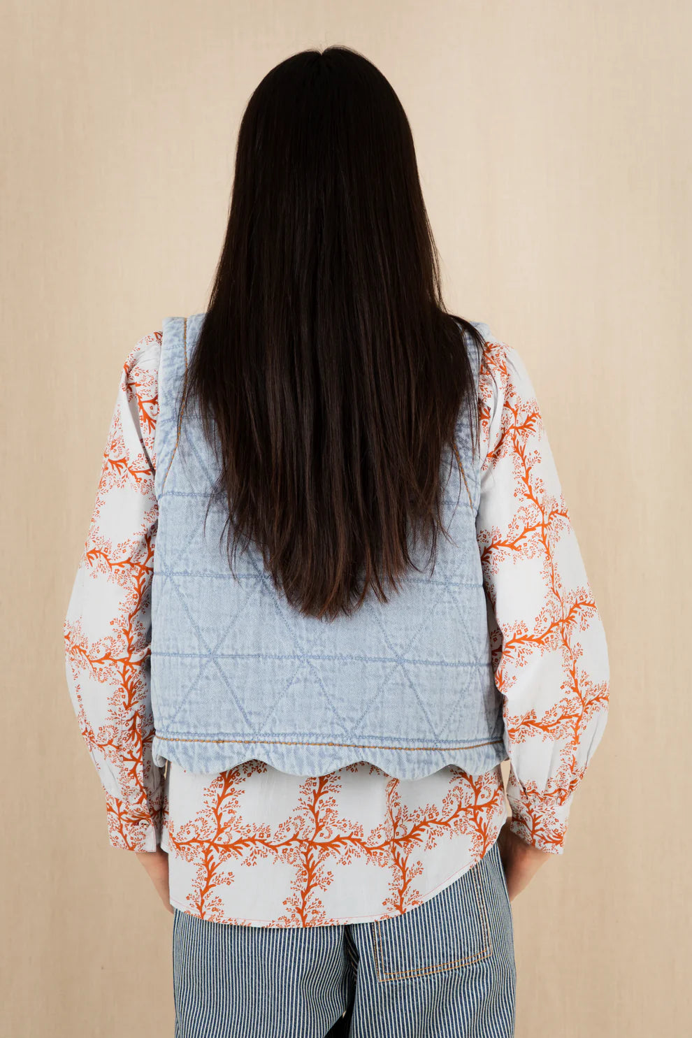 BONTE Estelle Gilet in Ice Blue