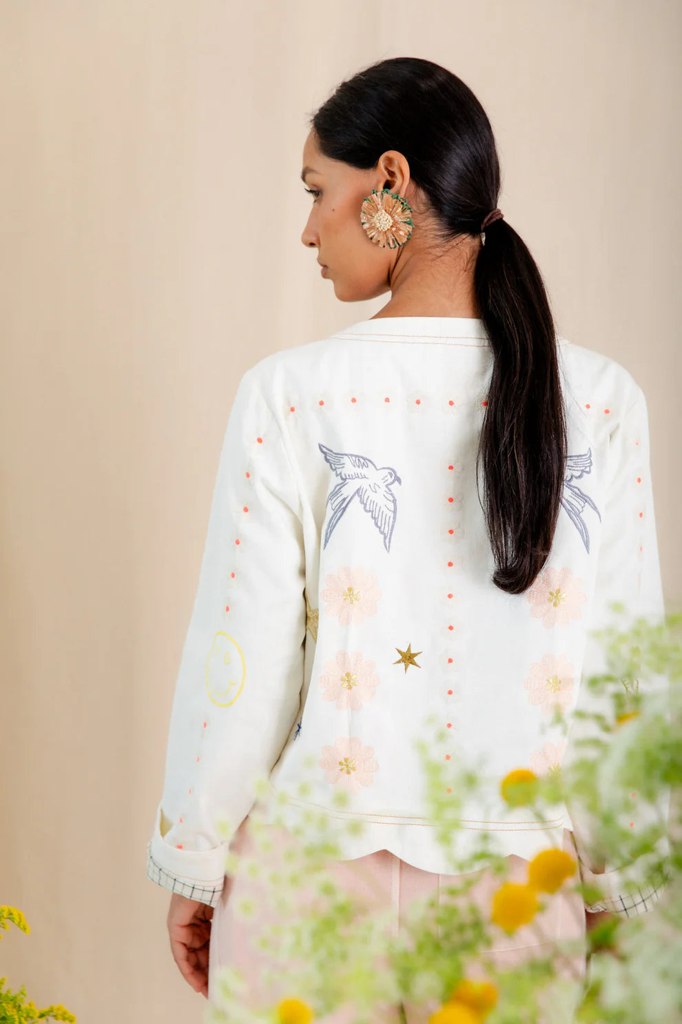 BONTE Rosie Jacket in Ecru Multi
