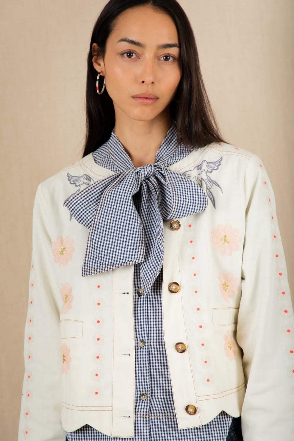 BONTE Rosie Jacket in Ecru Multi

