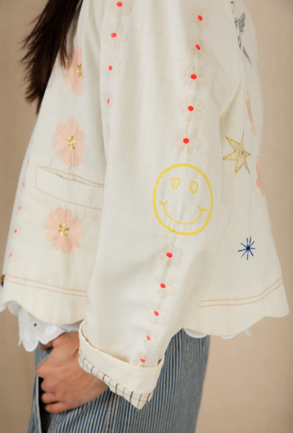 BONTE Rosie Jacket in Ecru Multi
