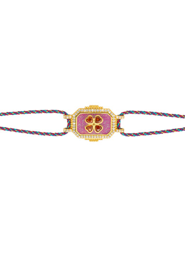MYA BAY Trefle Boheme Bracelet - Fuchsia