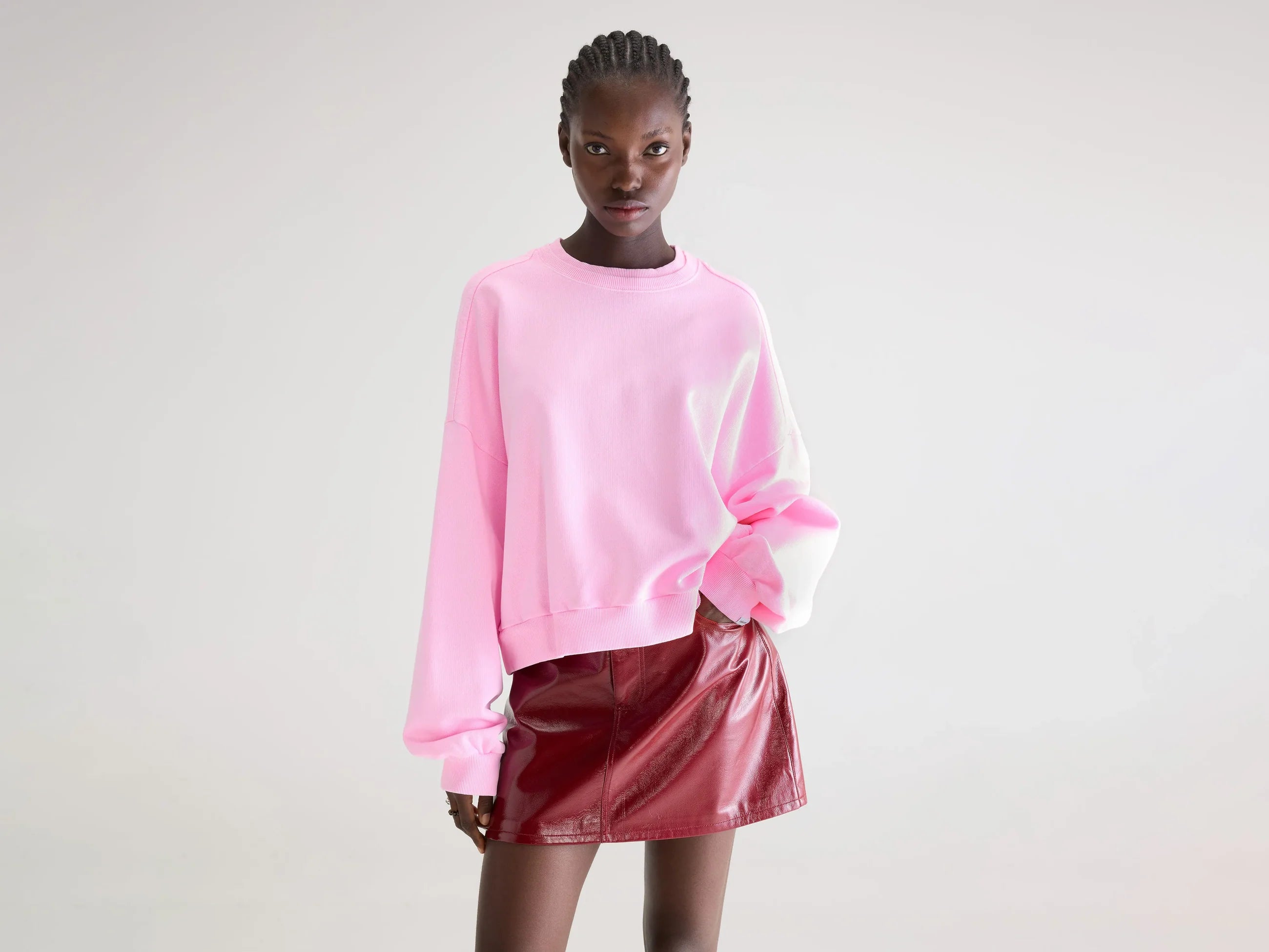 Bellerose Ferna Sweatshirt in Fluo Pink