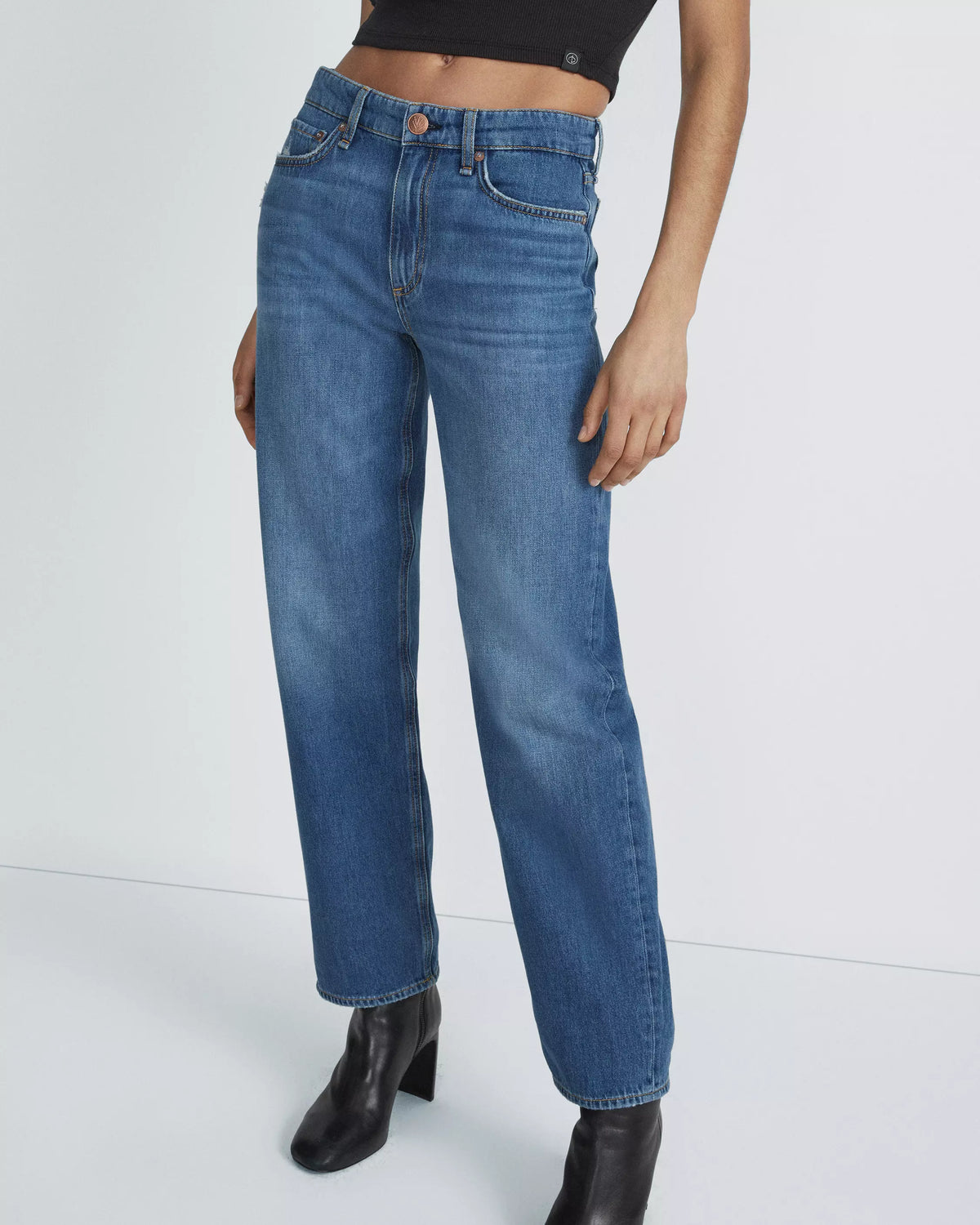 Rag & Bone Dre Low Rise Baggy in Blake