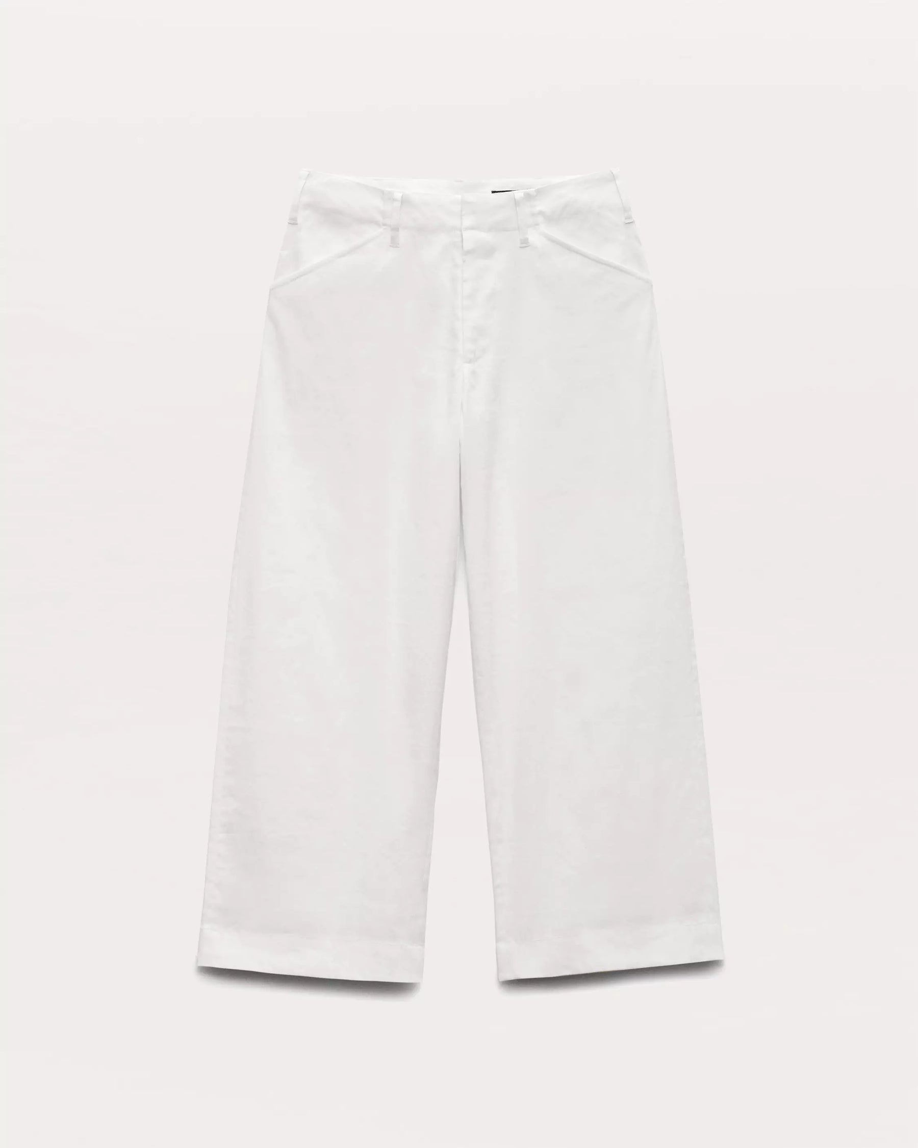 R&B Banks Linen Pant in White