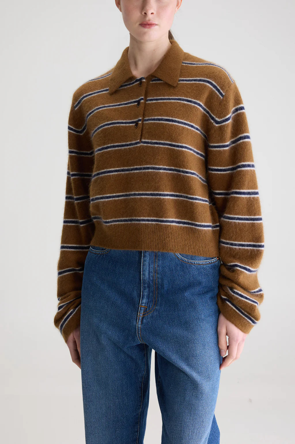 Bellerose Dussy Stripe Knit - Rust