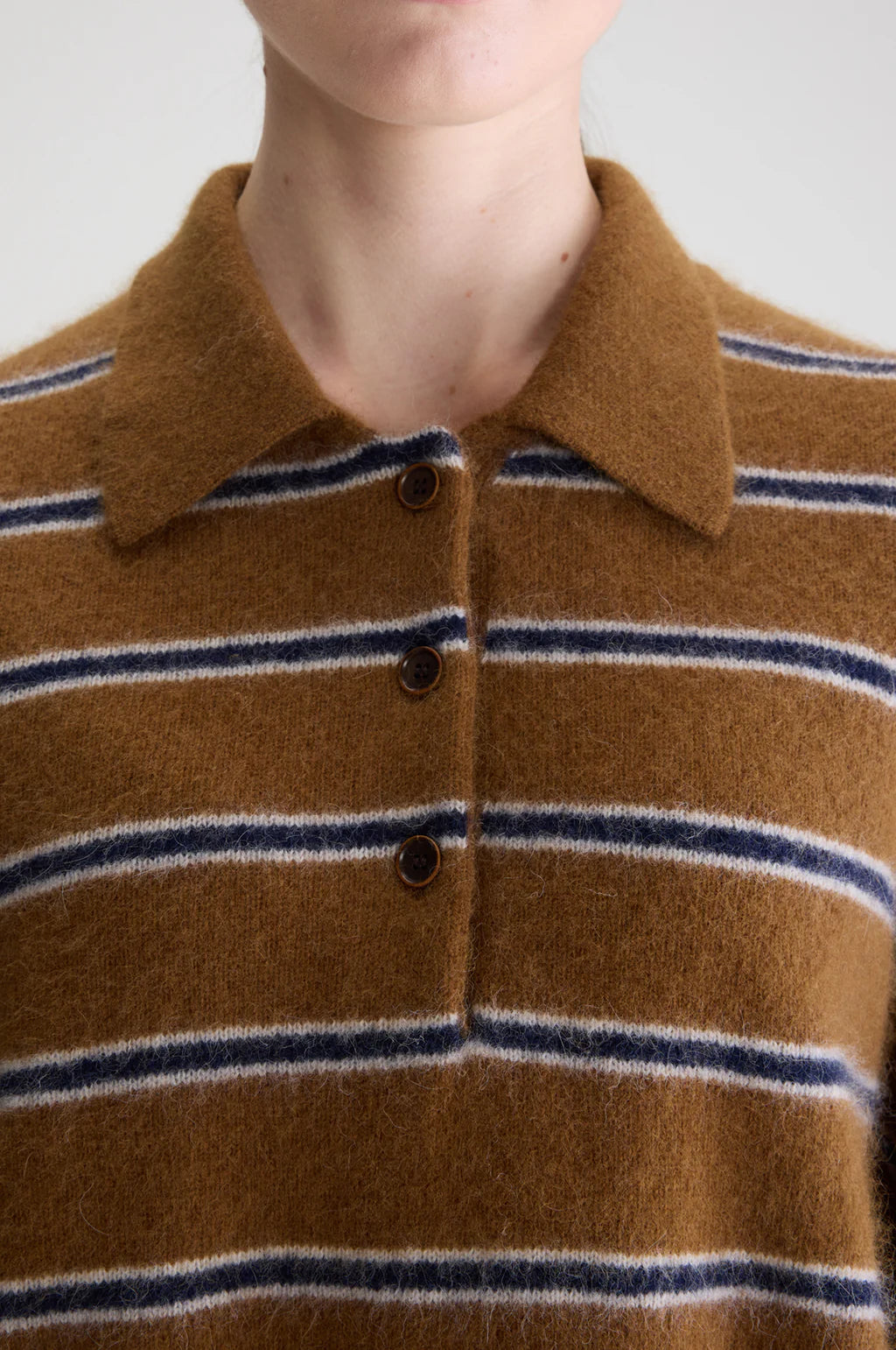 Bellerose Dussy Stripe Knit - Rust