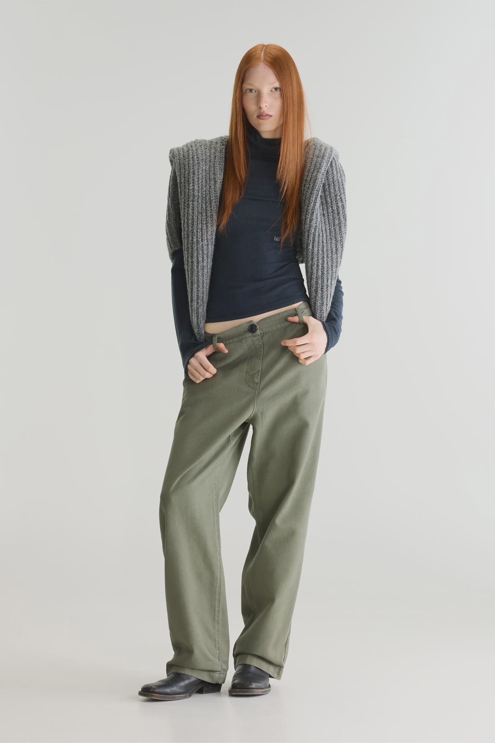 Bellerose Pace Trousers - Dusty Olive