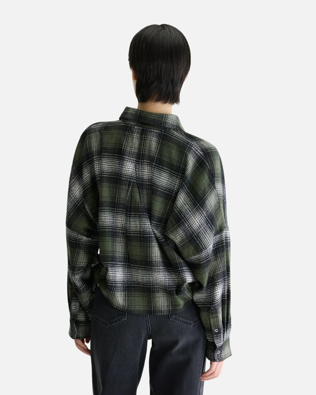 Bellerose Candice Check Wrap Shirt - Green