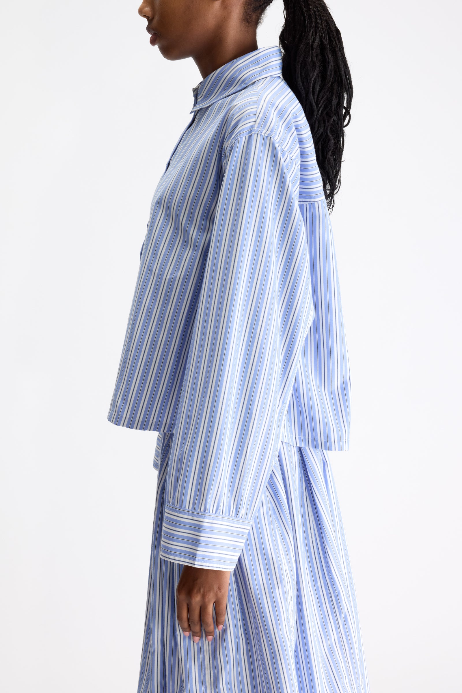 Bellerose Capri Shirt in Blue Stripe