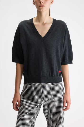 Bellerose Dadif Cotton Linen Top  in Pirate