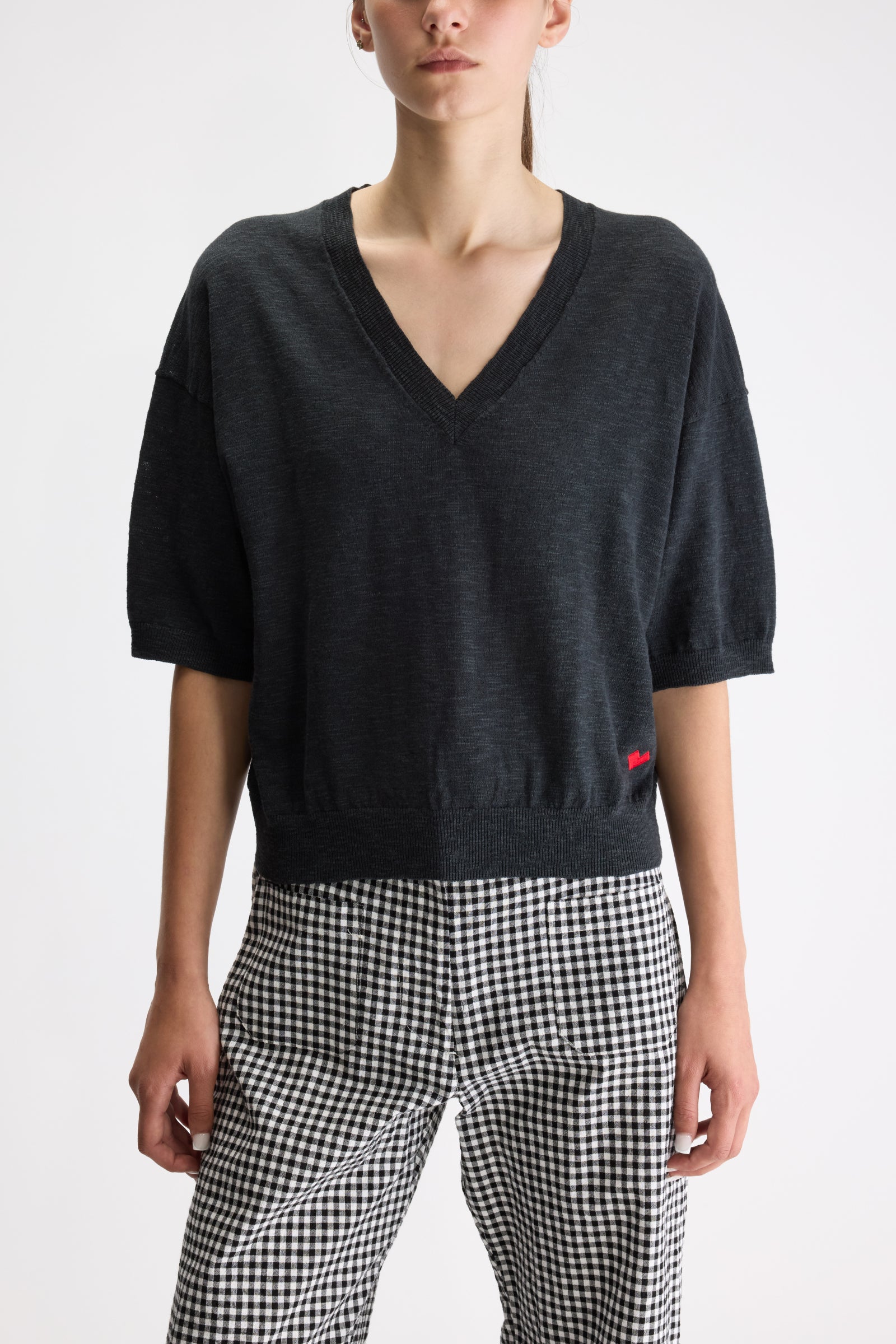 Bellerose Dadif Cotton Linen Top  in Pirate