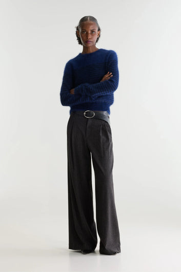 Bellerose Datir Stripe Knit - Blue, Black