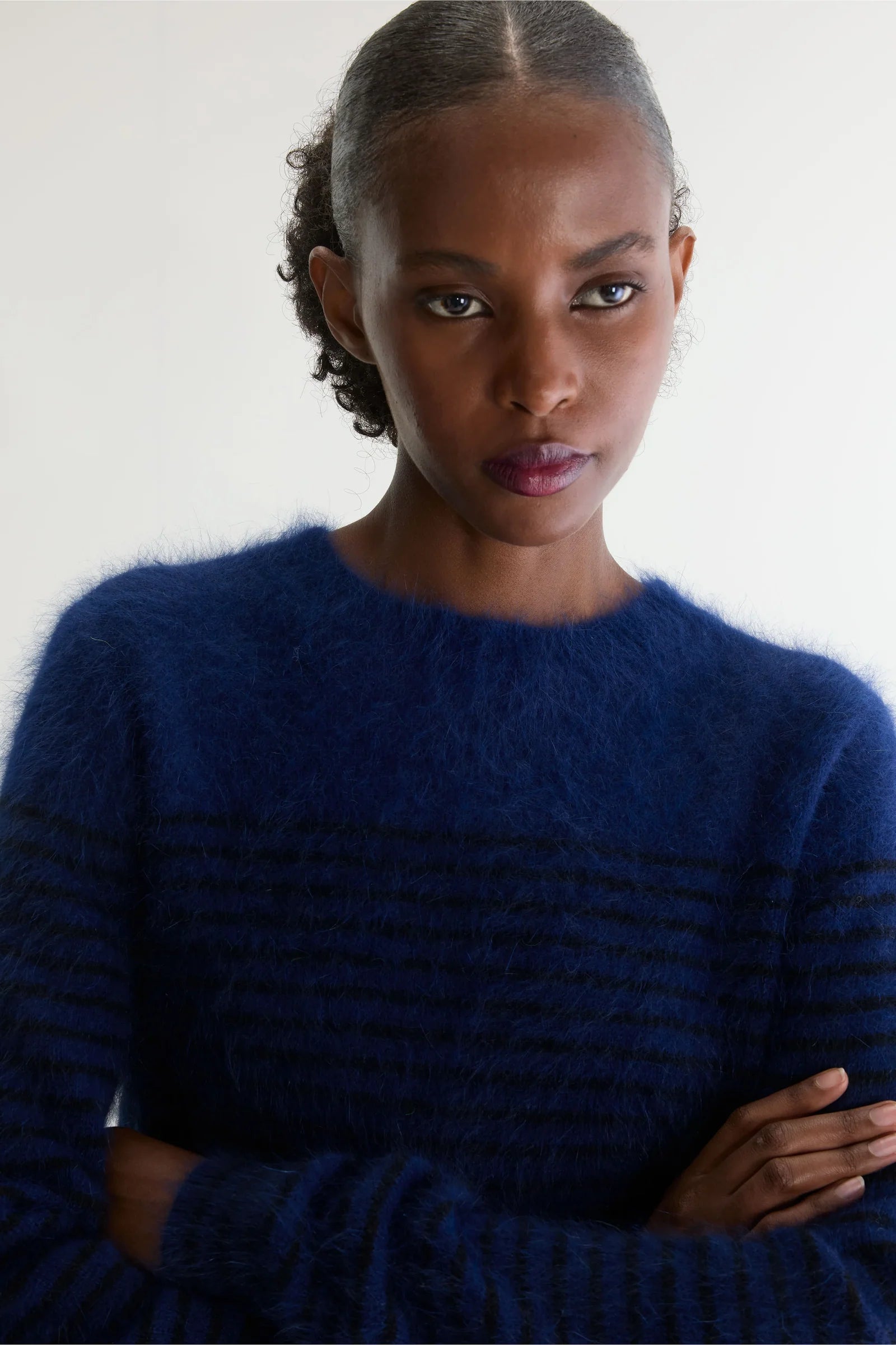 Bellerose Datir Stripe Knit - Blue, Black