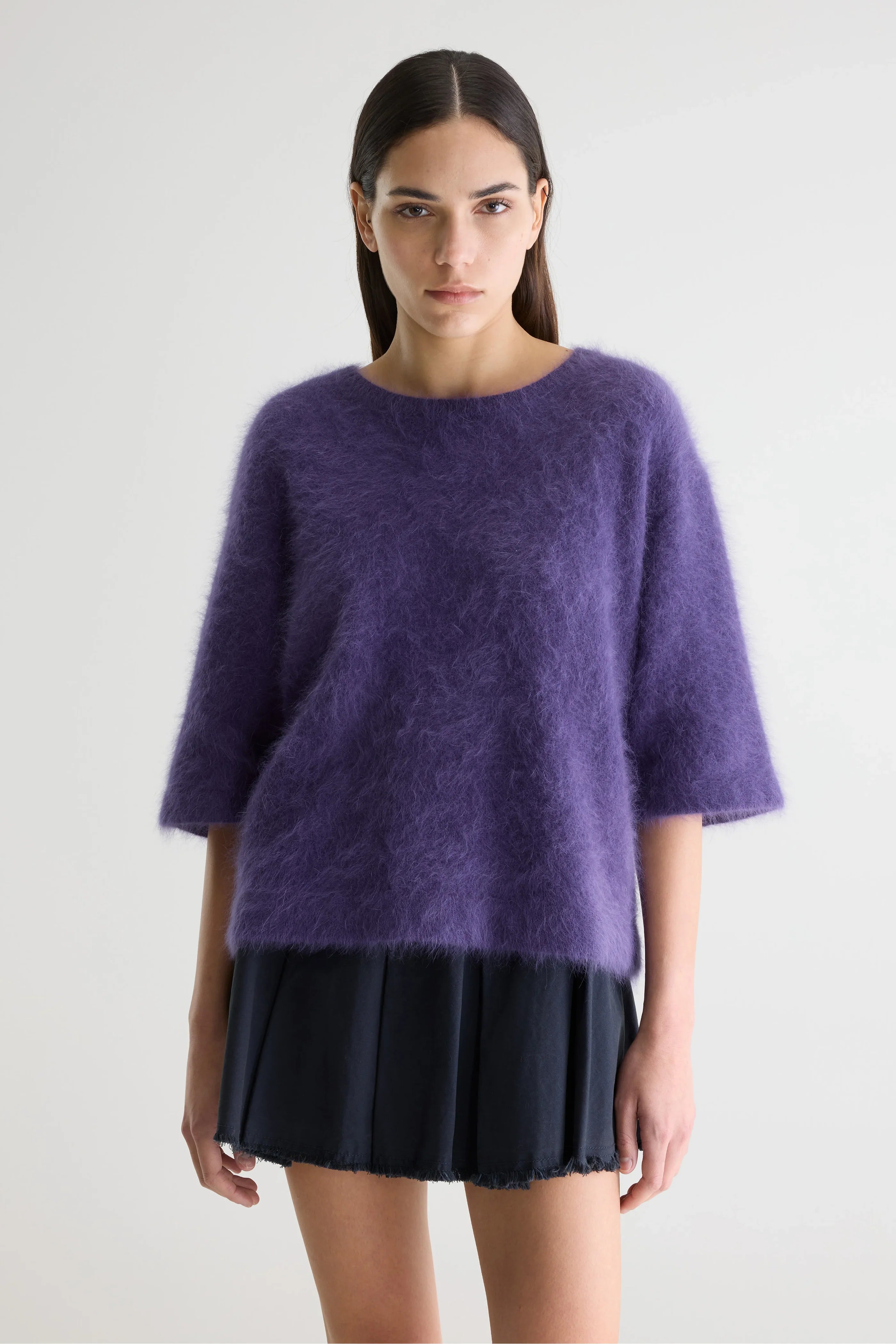 Bellerose Dime Knit Tee in Grape