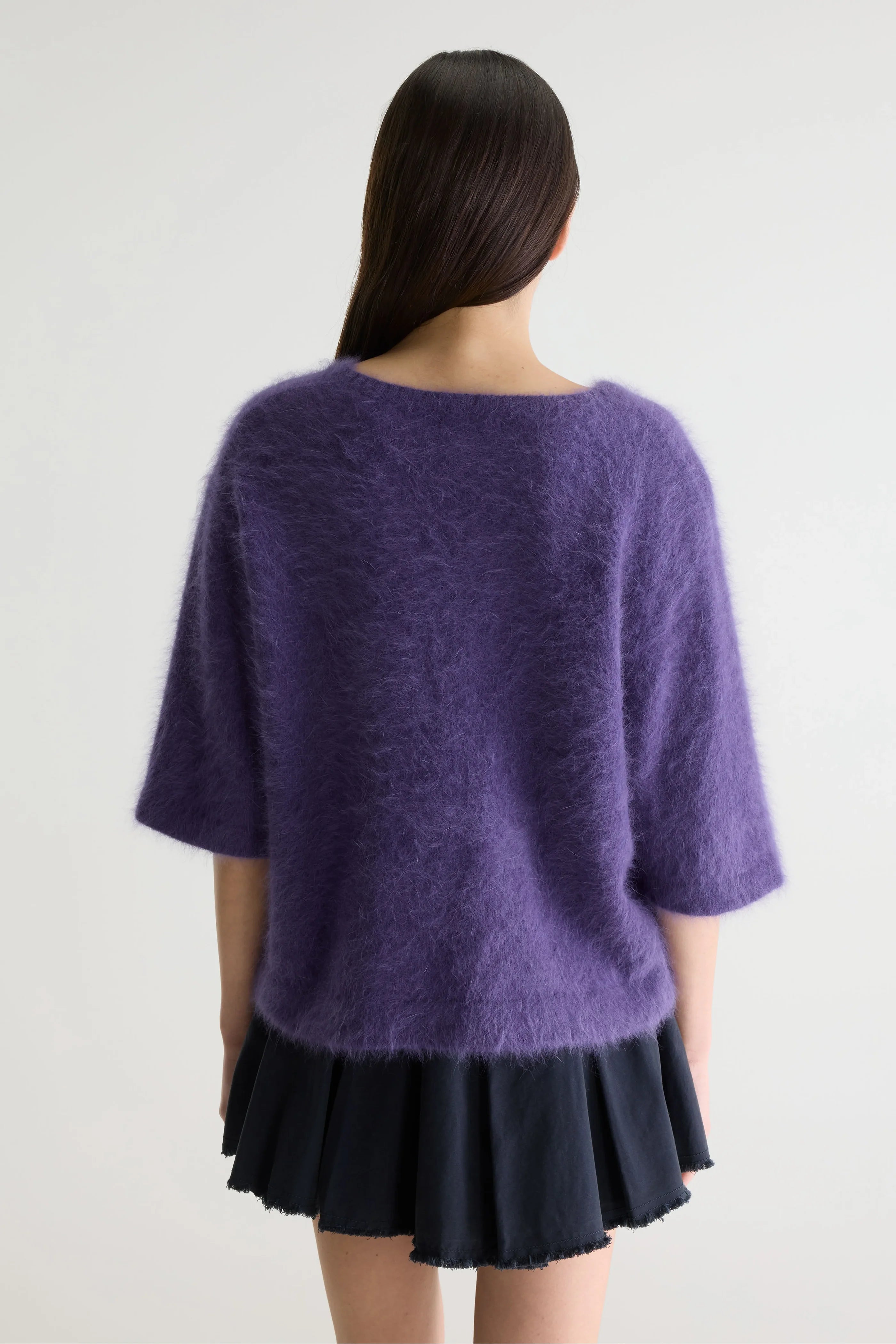 Bellerose Dime Knit Tee in Grape