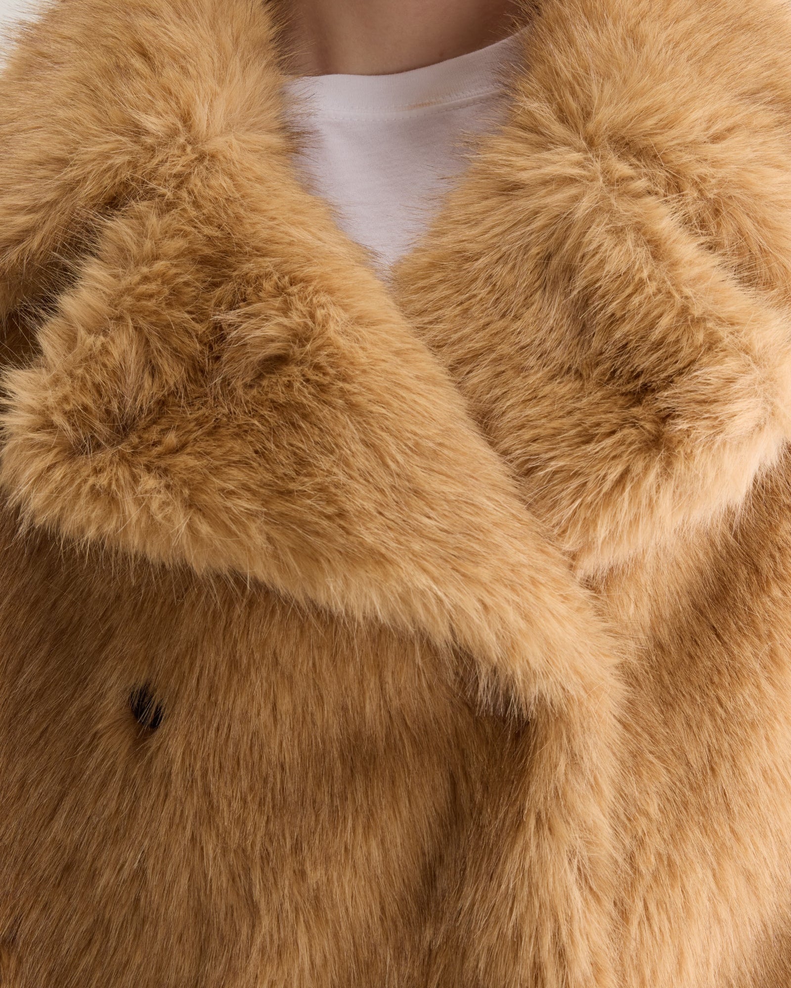 Bellerose Elordi Faux Fur Jacket - Ambre