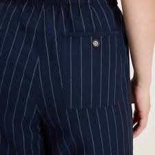Bellerose Lilo Stripe Pant in Navy