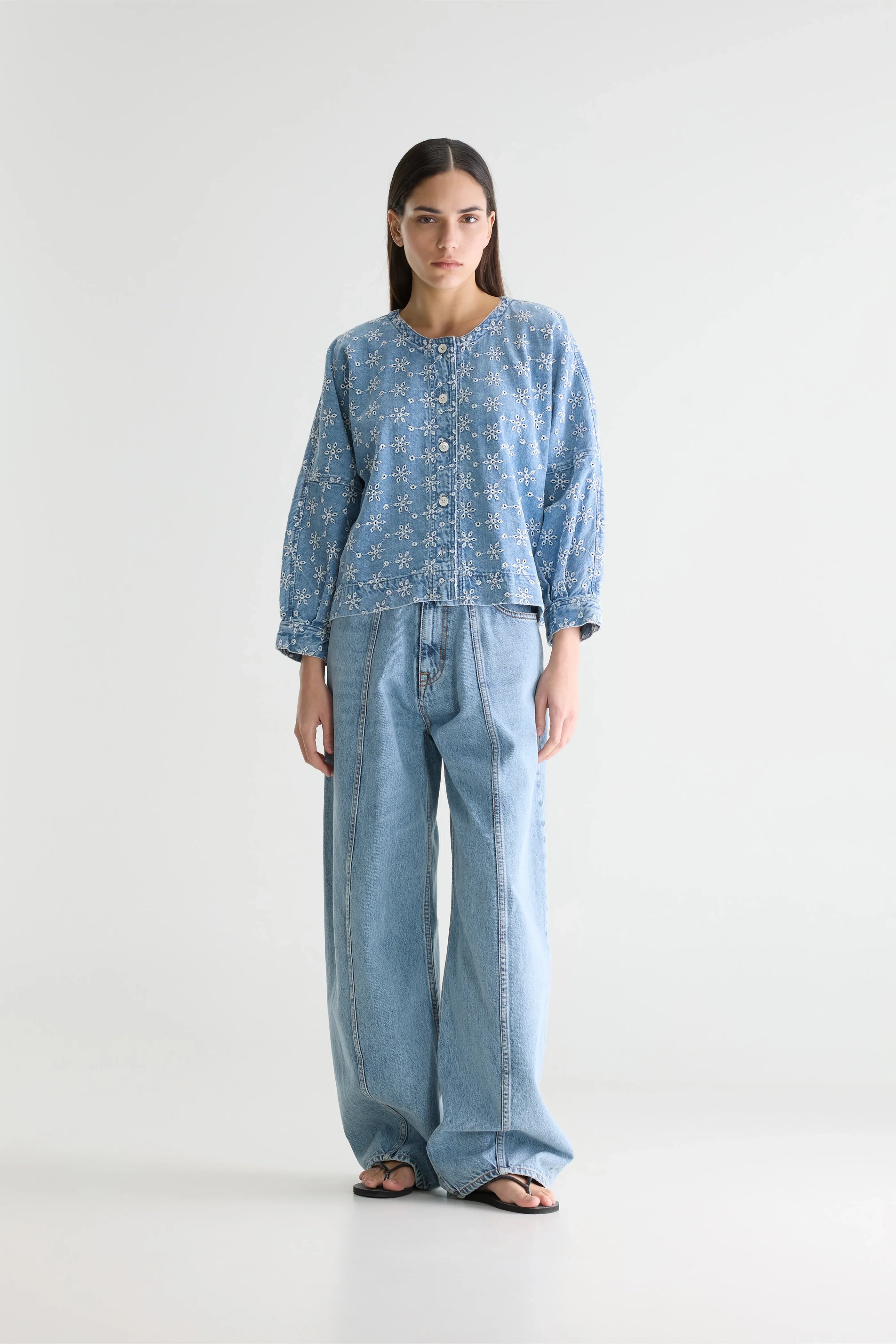 Bellerose Pinda Blouse in Denim