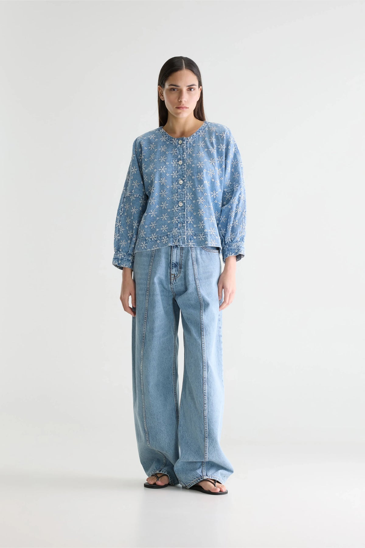 Bellerose Pinda Blouse in Denim