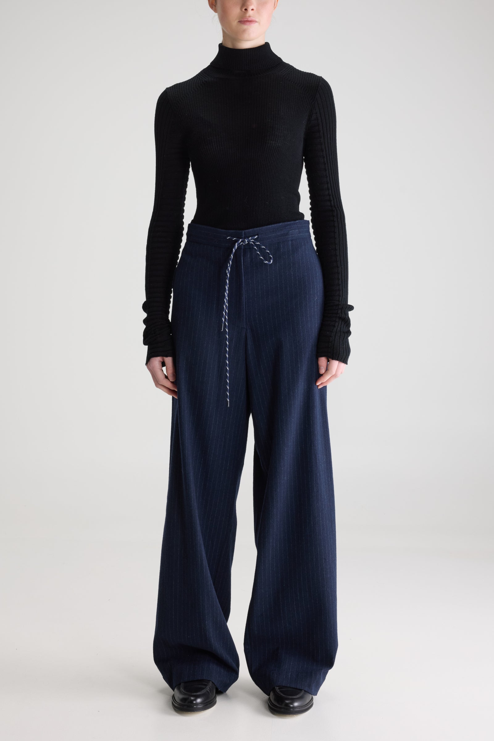 Bellerose Solene Tie Trouser - Navy