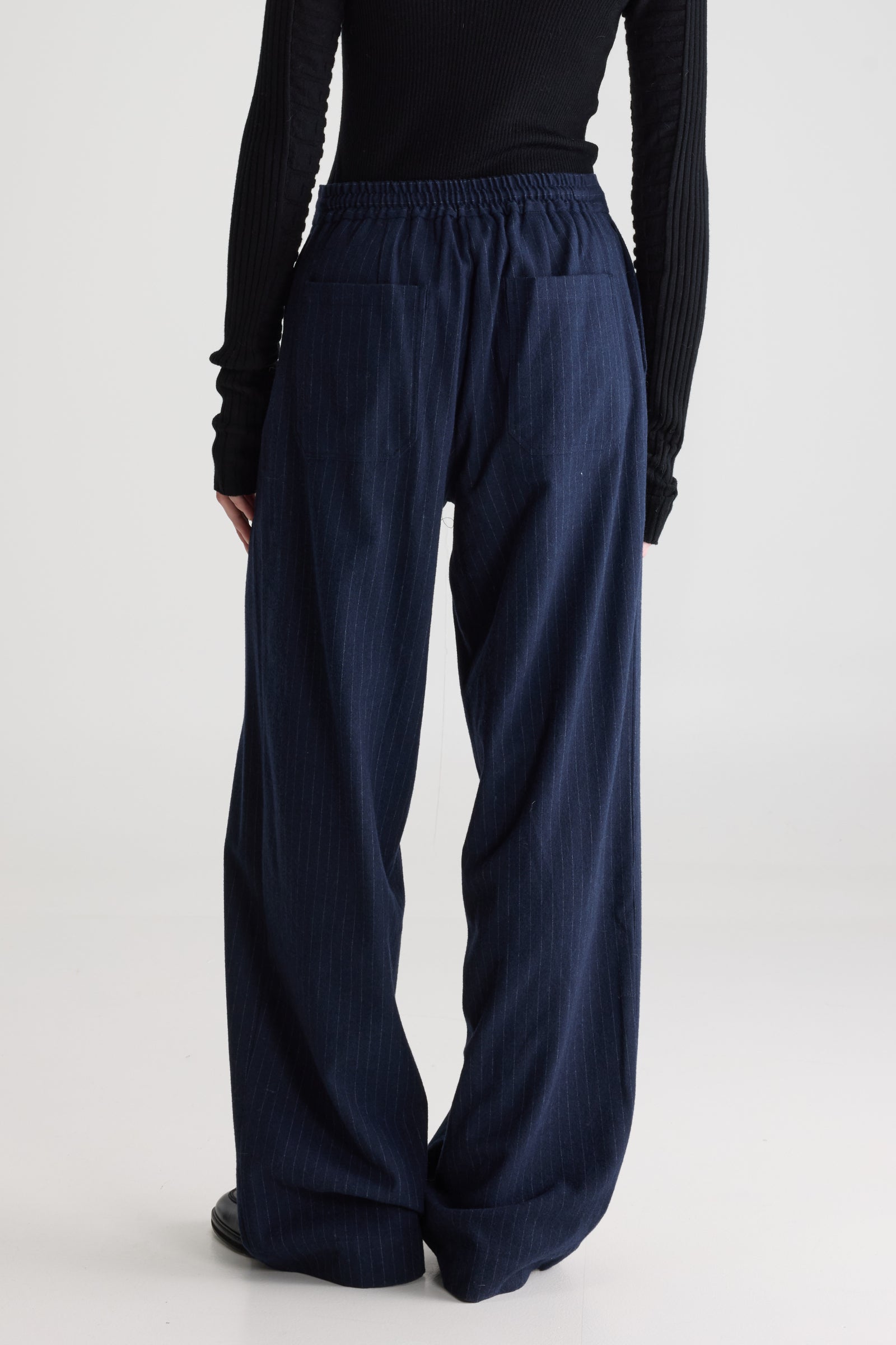 Bellerose Solene Tie Trouser - Navy
