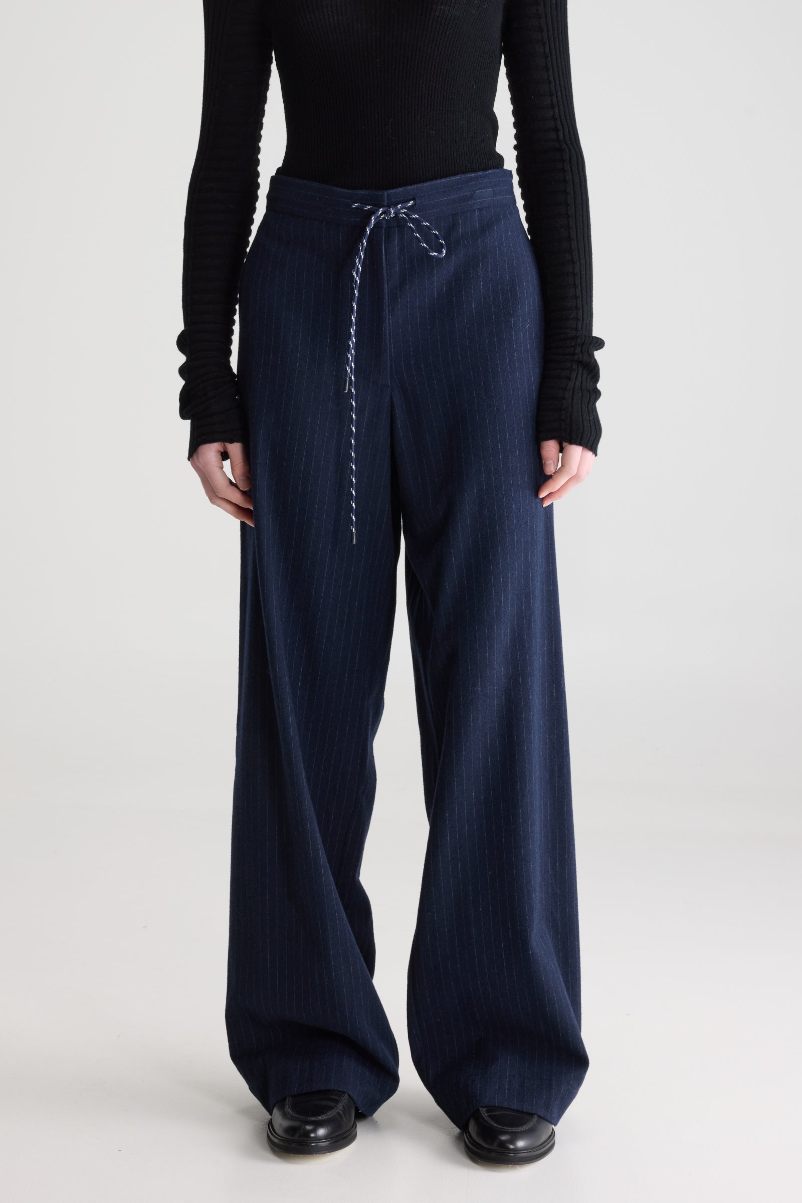 Bellerose Solene Tie Trouser - Navy