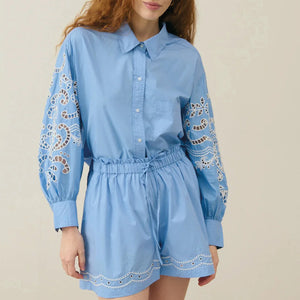 You added <b><u>LM Boxy Shorts in Blue</u></b> to your cart.