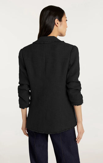 Cinq à Sept Khloe Boucle Blazer in Black